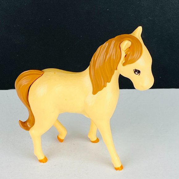 Unmarked Tan Brown Horse Pony Toy Figure Kids Pretend Play - Picture 1 of 7